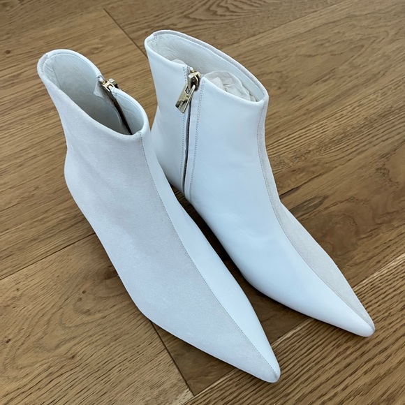 Anine Bing Shoes - Anine Bing Leather/Suede Two Toned Women's Ankle Boots